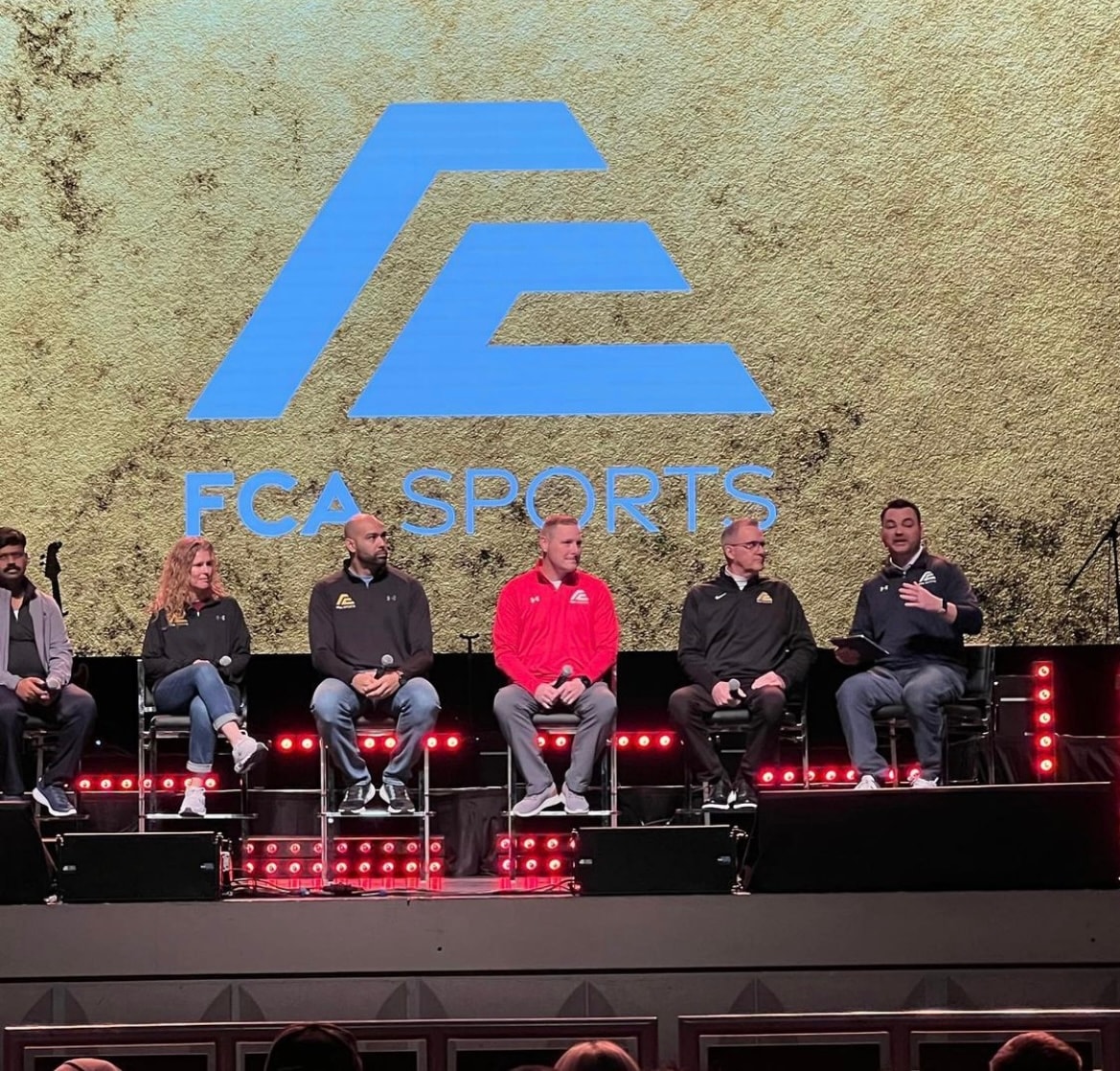 Bailey Performance Group FCA Sports panel discussion on stage